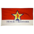Honor & Remember 4" x 6" Rayon Stick Flag